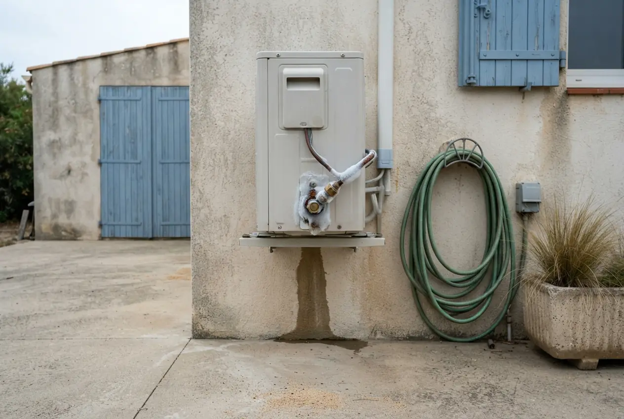 Climatiseur en panne avec fuite de gaz à Port-Saint-Louis-du-Rhône