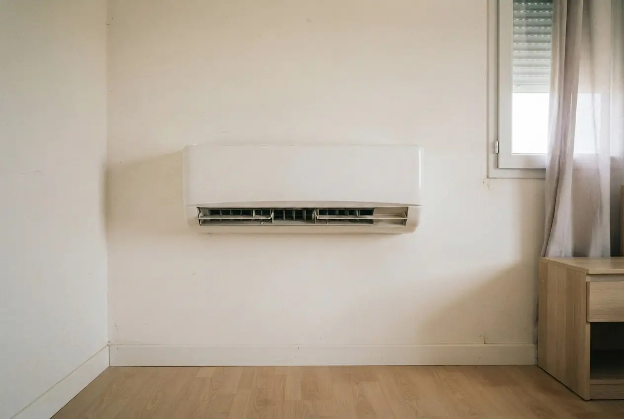 Unité intérieure de climatisation nettoyée et vérifiée