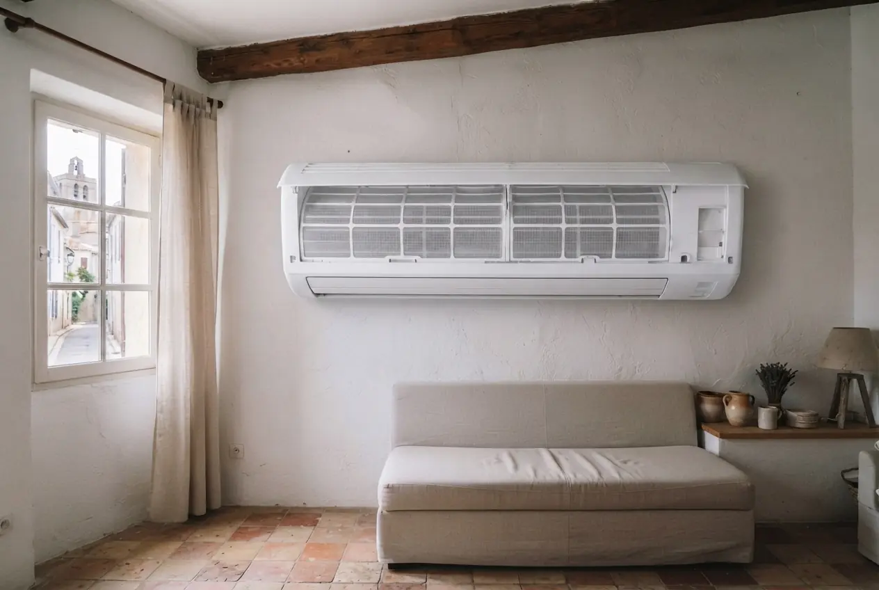 Climatiseur nettoyé et vérifié après entretien annuel